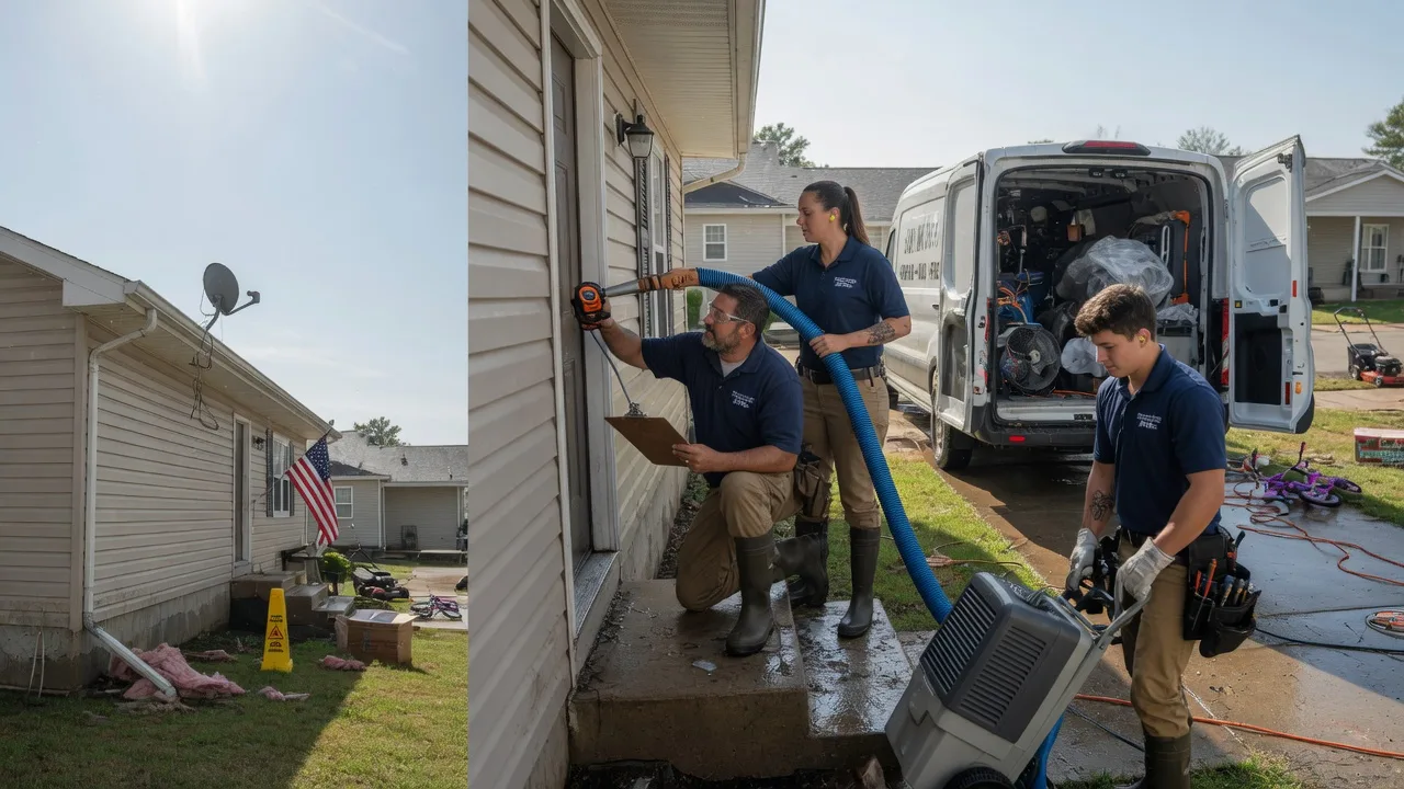 Ceiling Water Damage Restoration in Gibson City, IL near me
