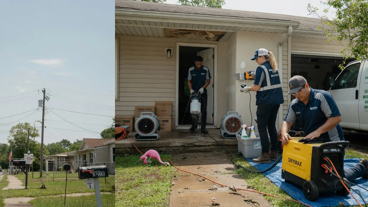 Storm Damage Water Removal in Gibson City, IL near me